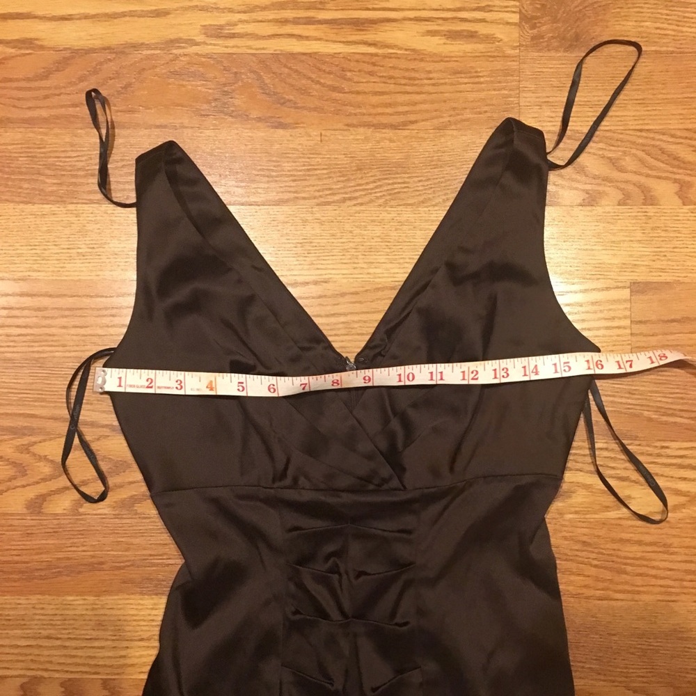 Calvin Klein Satin SL Dress Size 2 - Picture 7 of 8